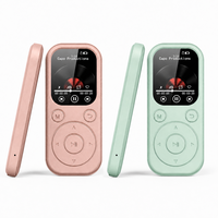 Lecteur de musique MP3/WAV (modèle exclusif) MP3-01D avec écran HD de 2 pouces pour une autonomie de 10 à 15 heures (Bluetooth 5.2) - Walkman portable