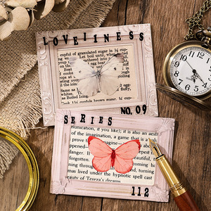 6 autocollants par paquet Alphabet classique série lettres anglaises coupe <span class=keywords><strong>Film</strong></span> manuel matériel autocollants - Product Image 4