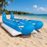 Bateau banane gonflable de haute qualité, tractable, pour jeux aquatiques d'été