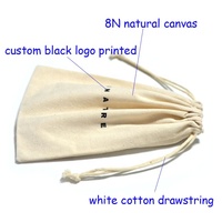 Sac de rangement en toile de lin et coton naturel épais personnalisé avec cordon de serrage, pour bijoux, cadeaux, protection contre la poussière, avec logo