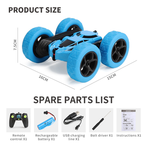 Coche de Acrobacias RC de Doble Control Remoto 2.4G Ecológico, el Más Vendido, con Rotación de 360 Grados, Piezas de Repuesto para Coche Cyclone - Product Image 6