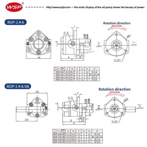 Cycloidal Triangle <b>Pump</b> TOP-11A & ROP12A <b>Small</b> Oil Lubricating Hydraulic Made in China High Efficiency for Precise Lubrica - Product Image 3