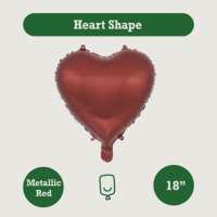 Ballon Forme Cœur Métallique Chrome 18 Pouces Plusieurs Couleurs Saint Valentin Mariage Déco OEM Mylar FAMA BSCI Sedex Usine