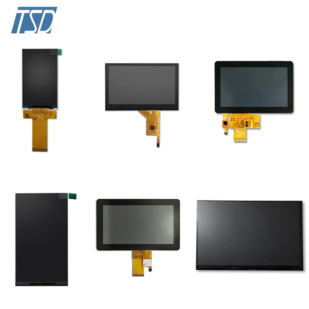 Strength factory customized 3.5 4.3 5 5.5 7 10.1 inch ips tft lcd screen custom lcd display module panel