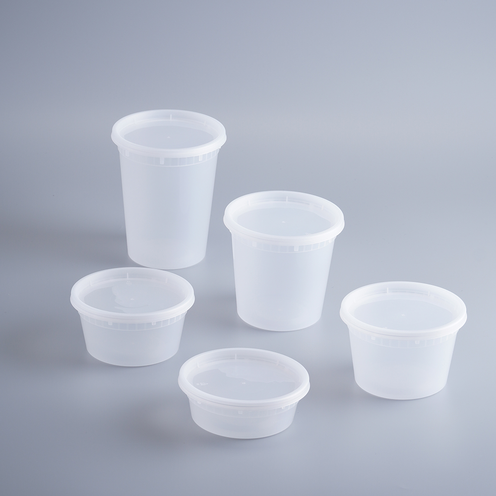 plastic sauce containers with lids