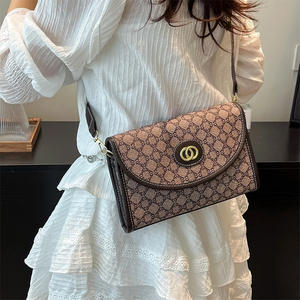 Venta al por Mayor Directa de Fábrica, Bolsos de Mensajero de Cuero para Mujer, Bolso de Hombro con Estampado, Bolso de Diseño Vintage - Product Image 1