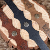 Bandeau Viking Vegvisir en cuir PU, Bandeau médiéval celtique, Coiffe LARP, Accessoires de costume pour Halloween, Cosplay, TV et Cinéma