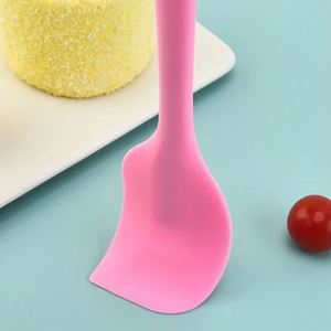 Mini Easy Clean Cake Decorating Stick Food Grade Soft <b>Silicone</b> Spatula Steel Plastic Cream Scraper Rubber Baking Pastry <b>Tool</b> - Product Image 3