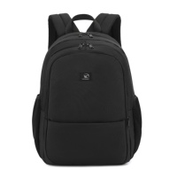 Sac à dos d'école intelligent noir grande capacité personnalisé pour étudiants, idéal pour l'extérieur, les voyages et l'ordinateur portable