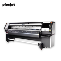 Impresora Plusjet 3.2m con Cabezal de Impresión Konica 512i-30pl, Plotter para Vinilo, Pancartas Flexibles, Modelo PJ-33L8, Impresora Eco Solvente