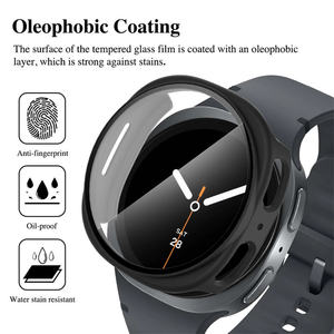 Aibangjia เคส PC กระจกนิรภัยสำหรับ Samsung Galaxy Watch 8 40มม. 44มม. 8เคสอุปกรณ์เสริม46มม. แบบคลาสสิก - Product Image 5