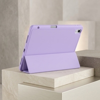 Étui pour tablette pliable en trois parties en cuir TPU Smart Stay pour iPad Air 6 11/13 pouces, housses de protection pour iPad Pro 2024