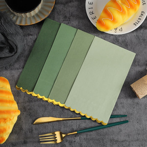 Comercio electrónico transfronterizo para restaurantes y hoteles: servilletas cuadradas desechables de color sólido de primera calidad, personalizables con logotipo - Product Image 4