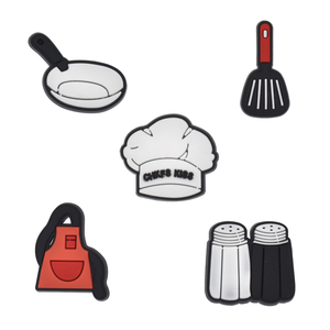Accesorios de Cocina al por Mayor, Adornos de PVC para Zapatos, Hebillas Decorativas para Utensilios de Cocina, Dijes para Zapatos, Utensilios de Cocina para Niños - Product Image 5