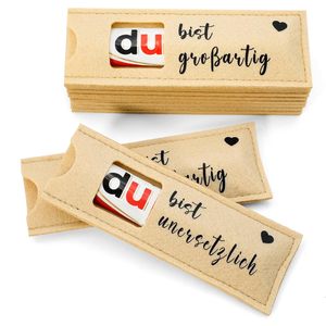 Boîtes décoratives en feutre pour chocolats <span class=keywords><strong>Duplo</strong></span>, sacs cadeaux personnalisables pour fêtes, couleur sur mesure, économiques, pour Thanksgiving, en soie tendance - Product Image 2