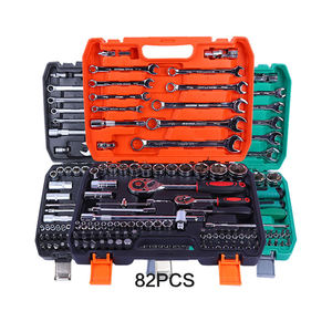 WKC 108pcs Auto Repair Mechanic <b>Tool</b> Set OEM Customizable Steel Hand Trowel Sockets Hard Case Electrical Home Use Complete PL-10 - Product Image 2