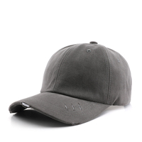 Gorra de Béisbol de Alta Calidad de 6 Paneles, Estilo Dad Hat, Personalizable, con Aspecto Desgastado
