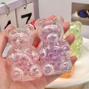 2025 Aurora <b>Cute</b> <b>Bear</b> Shape Maltose Knead Factory Wholesale Slow Rebound Vent Ball Color Decompression Artifact Squeeze Toy for - Product Image 2