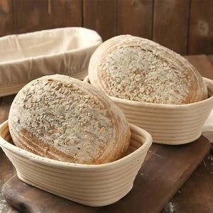 Tarte Pâte Mélange Bol Rotin <span class=keywords><strong>Banneton</strong></span> à <span class=keywords><strong>Pain</strong></span> 5 Paniers à <span class=keywords><strong>Pain</strong></span> Housse Lame avec Lames Grignage Pochoirs Magasins Au Levain Support - Product Image 3