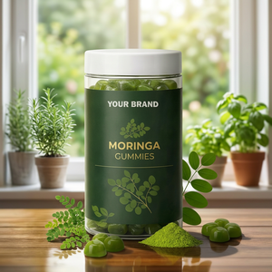 High Grade Moringa Gummies Soft <b>Chewy</b> Candy Plant Based Herbal Product Premium Quality Bulk Packaging Supply - Product Image 1