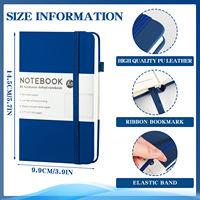 Carnet de notes A6 en cuir de haute qualité pour la planification quotidienne, divers types de cahiers scolaires sans fil colorés en gros