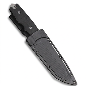 Cuchillo Bowie OEM de Acero Inoxidable con Mango de Plástico, Punta Recta, para Acampar al Aire Libre, Grosor de 3.9mm, para Corte - Product Image 4