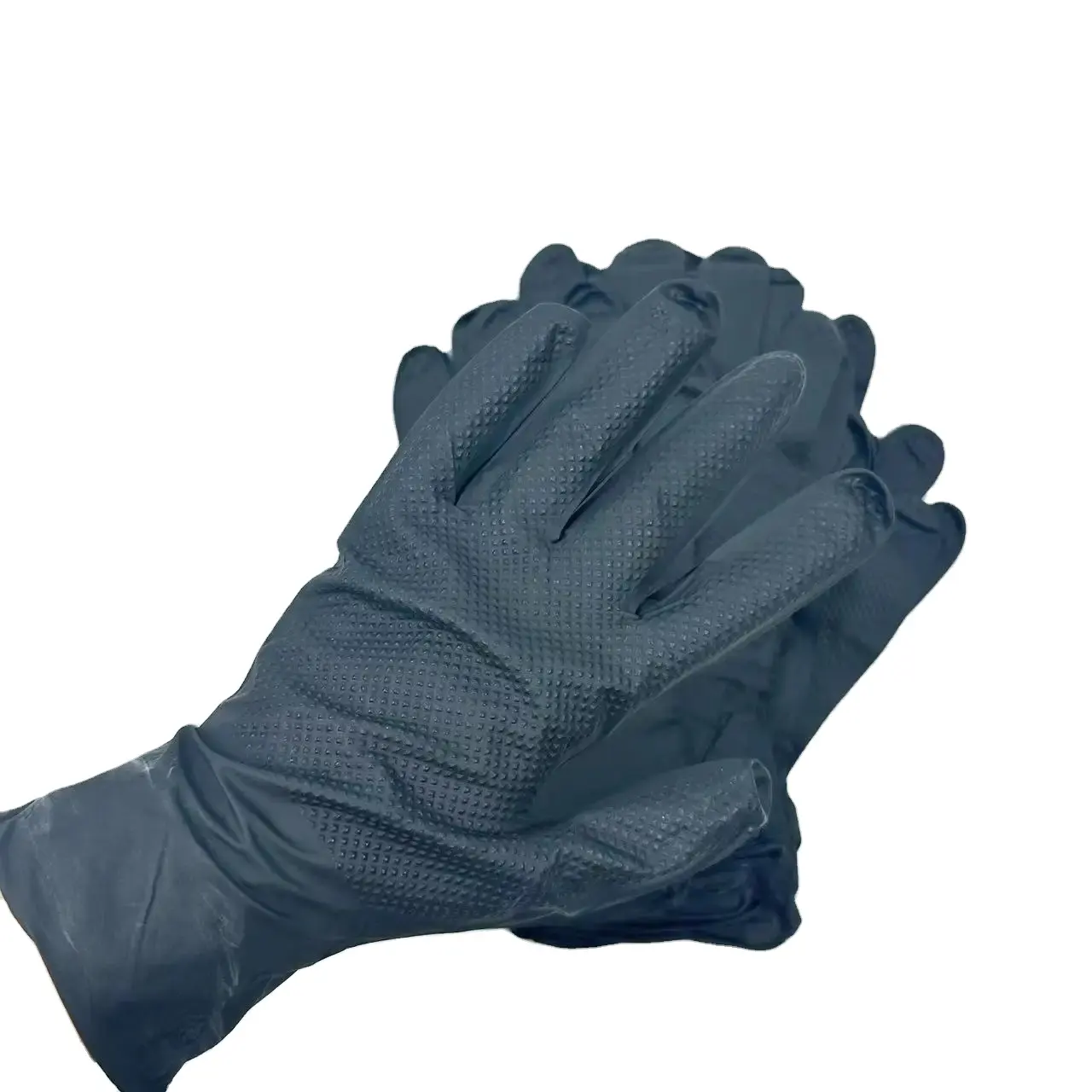 China wholesale 100pcs box hand glove black nitrile gloves manufacturers