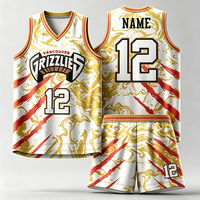Maillot de basketball personnalisé rétro pour hommes, broderie en twill, tenue de basketball vintage, vêtements de basketball en mesh, uniformes, chemises