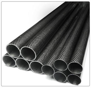 Tube en fibre de carbone 3K extrudé SHENGTIAN, faible tolérance, surface lisse, composants de machines automobiles, purification du gaz, 15 mm - Product Image 1