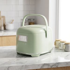 Custom Modern Minimalist New Design 3L <b>Cookers</b> Small Multicooker With Nonstick Ceramic Heating Modern Touch Interface LED - Product Image 1