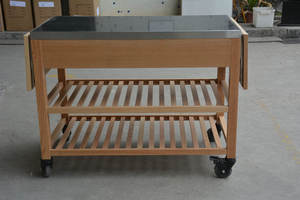 Nouveau chariot pliable <span class=keywords><strong>en</strong></span> <span class=keywords><strong>bois</strong></span> de qualité supérieure pour restaurants plats chinois et hôtels - Product Image 6