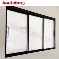Cadre en aluminium Landsharp Conception française Persienne en verre monocouche Offres Spéciales fenêtre coulissante en aluminium de bonne famille