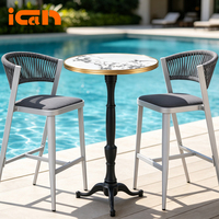 Chaise de jardin en rotin, mobilier de restaurant, tabourets de bar en osier, chaises de comptoir, chaises de bar à cocktails, chaises de salle à manger