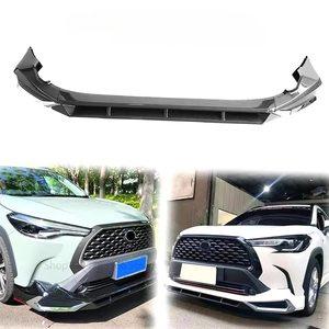 Para <span class=keywords><strong>Toyota</strong></span> <span class=keywords><strong>Corolla</strong></span> <span class=keywords><strong>Cross</strong></span> 2020 2021 2022 <span class=keywords><strong>2023</strong></span> 2024, Alerón Delantero para Parachoques Estilo <span class=keywords><strong>GR</strong></span> en Negro Brillante, Kit de Carrocería - Product Image 1