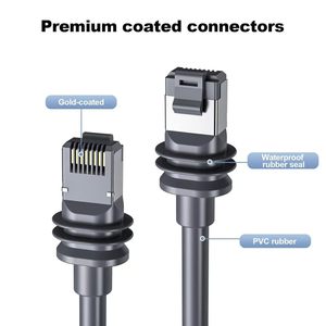 Kit d'optimisation de câbles de <span class=keywords><strong>communication</strong></span> extérieurs V3 Gen3 Mini Starlink CAT5E Ethernet, câble étanche en PVC, remplacement et extension de câbles - Product Image 5