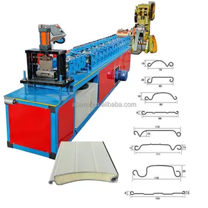 Alta Segurança Galvanizado Shutter Door Roll Formando Roller Shutter Garage Doors Making Machine