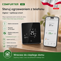 Thermostat de chauffage au sol électrique Comfurter, nouvelle arrivée, CE 16A 3200W 230V, pour câble, film et tapis chauffants avec capteur NTC