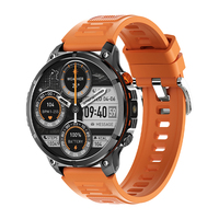 Montre connectée GPS d'extérieur Explorer Pro AI pour hommes, lampe torche LED, moniteur de fréquence cardiaque 24h/24, montre connectée sportive à commande vocale AI, étanche IP68