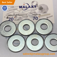 MALAXY OEM China Manufacturer Metal Plain Washer Din125 Flat Lock Washer For Bolts