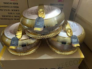 Mãi Mãi Vàng Thương Hiệu YJM-ZG-G Công Suất 4 + 5 + 6L Phong Cách Lẩu Bộ Thực Phẩm Ấm Hơn Lẩu Thực Phẩm Ấm Hơn Bộ 3 Pcs Thực Phẩm Ấm Hơn Container - Product Image 5