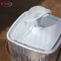 Fontaine à eau automatique pour chien, distributeur d'eau sans fil avec capteur, filtration continue, design silencieux, utilisation en intérieur