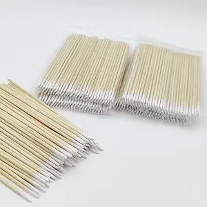 100pcs7cm hình xăm q-tip bông tăm bông Applicator hình xăm bằng gỗ q-tip