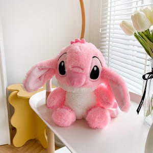 Superbes designs – Sac à dos en peluche mignon et brodé, sac à dos en peluche doux à l'effigie de Stitch, sac à bandoulière pour filles, cadeau parent-enfant - Product Image 4