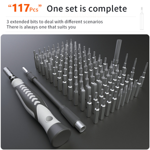 Juego de destornilladores de precisión 130 en 1, herramientas para reparar teléfonos portátiles, <span class=keywords><strong>consolas</strong></span> de juegos y otros dispositivos electrónicos - Product Image 3