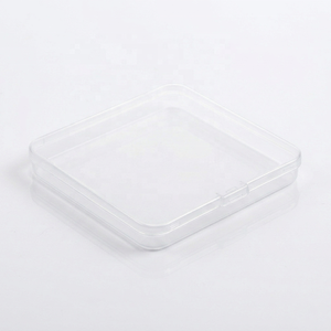 Boîte de rangement <span class=keywords><strong>en</strong></span> plastique PP transparent durable pour bijoux et cadeaux, petit conteneur personnalisé, vente <span class=keywords><strong>en</strong></span> gros, réutilisable, mini, sans danger pour les aliments - Product Image 1