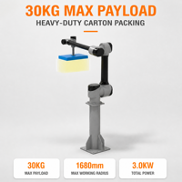 Robot d'emballage collaboratif WB-30, robot d'emballage de colis de 30 kg, robot de mise en carton, robot de préhension par ventouse, robot d'emballage de boîtes
