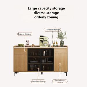 Phòng khách hiện đại bằng gỗ <span class=keywords><strong>5</strong></span> cửa lưu trữ sideboard tủ tự chọn trong phòng ăn đồ nội thất - Product Image 2