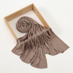 حجاب جيرسي عالي الجودة مع أحجار لامعة، شال متألق للنساء المسلمات، الأكثر مبيعًا - Product Image 5