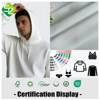 Fabrik Großhandel Bio gekämmt Schwergewicht 100% Baumwolle Terry Fleece Stoff Plain Dyed Gestrickt für Hoodies Baby Windeln Mädchen