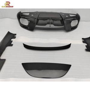 New Arrival Novit Style Dry Carbon Fiber <b>Car</b> Parts Body Kit With Front Lip Rear <b>Diffuser</b> Spoiler for Ferrari Roma Kit - Product Image 2